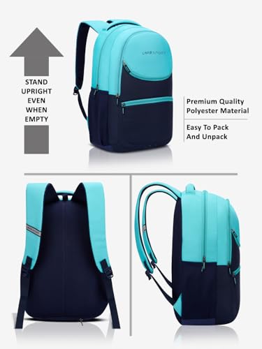 Image of Lavie Sport 29L Atlas | 19 Inch | Fits Upto 15 Inch Laptop Backpack | Laptop Compatiable | Raincover | College Bag | For Men & Women