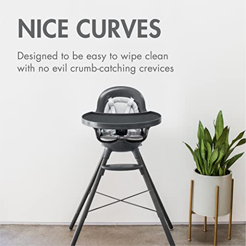 Boon Grub Adjustable Baby High Chair - Convertible High Chair And Toddler Chair - High Chairs For Babies And Toddlers 6 Months To 6 Years - Dishwasher Safe - Gray #TOP3