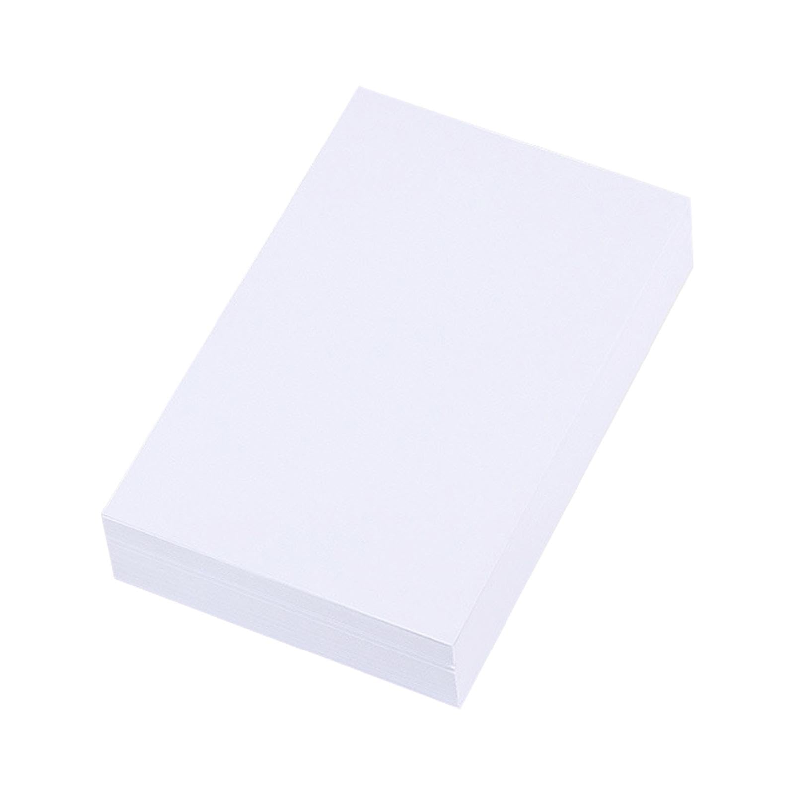 100 Pcs A6 Blank Cards Blank Postcards Message Paper White Postcard Paper, Business Cards, Plain Card for Graffiti, Gifts, Braids (White,15 x 10cm)