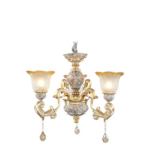 Lustre en résine de cristal CLSDRZC, suspension rétro 3 têtes pour salle à manger