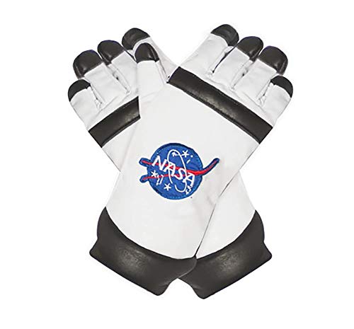 UNDERWRAPS Kid's Children's Astronaut Gloves Costume - White Childrens Costume, White, One Size