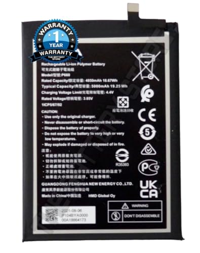Image of THE BATTERY STORE Original P660 Battery for Nokia G50, TA-1358-4950mAh / 3.85V / 18.67WH / Li-ion Battery with 1 Year Warranty**(NN270)