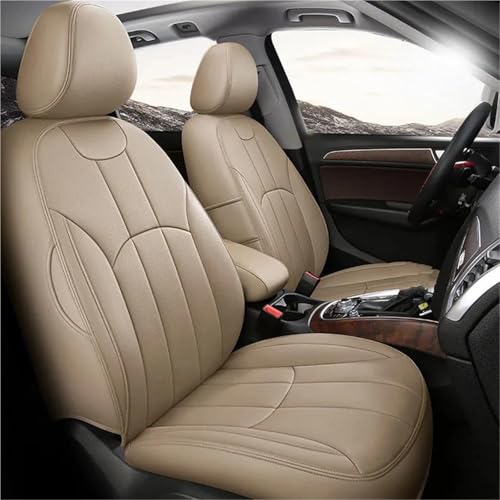 Housses de siège voiture beige sur mesure pour Hyundai Tucson et Elantra