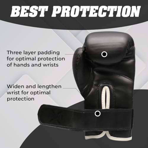 Image of Kids Boxing Gloves Junior 4oz, 6oz Training Boxing Gloves for Girls and Boys Fighter Boxing Gloves MMA PU Leather Sparring Boxing Gloves Set for Children