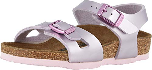 Birkenstock Kids' Rio 26 Narrow Lilac Birko Flor