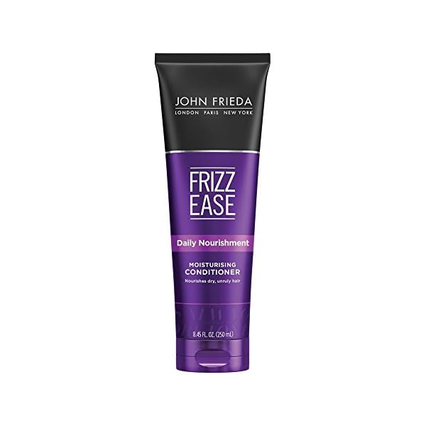 John Frieda Frizz Ease Daily Nourishment Conditioner for Frizz-Prone Hair, 8.45 fl oz, Best for Curly, Wavy, and Thick Hair, Formulated with Vitamins A, C, E and Green Tea Extract