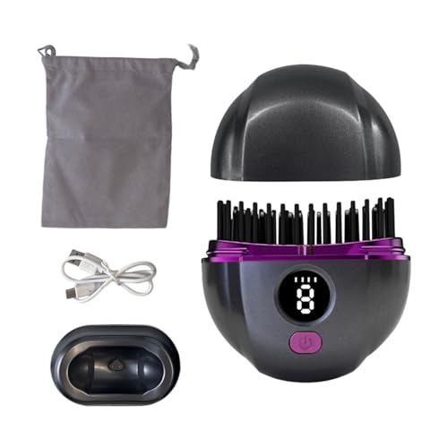 Tanakeji Plancha Para El Cabello Sin Cable | 3 Ajustes De Calor Recargable | Pequeña Plancha Para El Cabello Peine De Estilismo,Para Uso Diario Viaje Hogar Negocio Pelo Largo Corto Rizado Flequillo