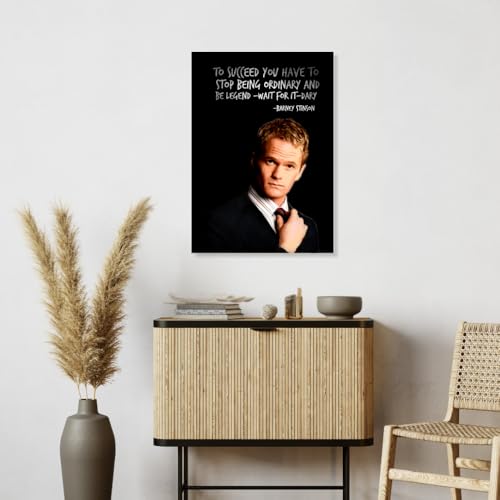 Image of Good Hope - Barney Stinson Poster 12x18 Inch Legendary Motivational Quote Wall Art How I Met Your Mother TV Series Print 300 GSM Paper for Wall Decor wall decoration Office, Bedroom, Study Room Decor