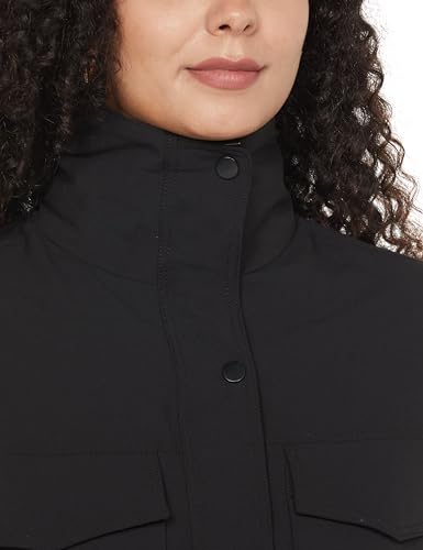 Image of Qube By Fort Collins Women's Faux Fur Regular Winter Puffer Jacket with Collar Stylish, Warm & Lightweight
