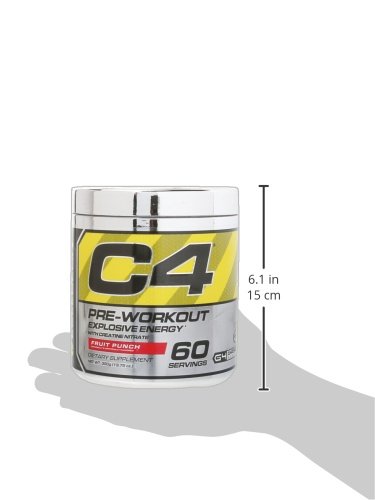 C4 Original Pre Workout Powder Fruit Punch Sugar Free Preworkout Energy Supplement for Men