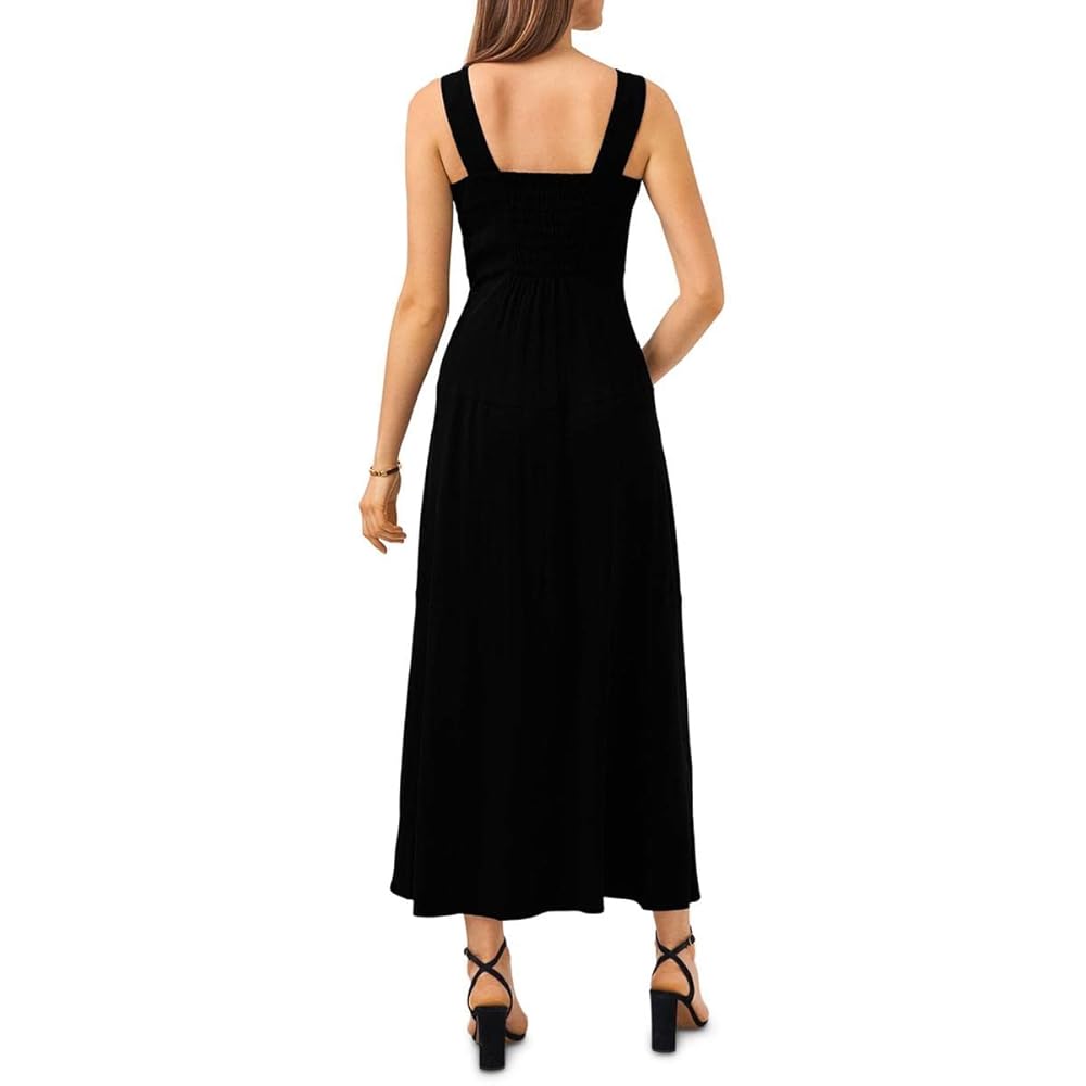 Vince Camuto Women's 4 Tiered Maxi Dress, Rich Black, X