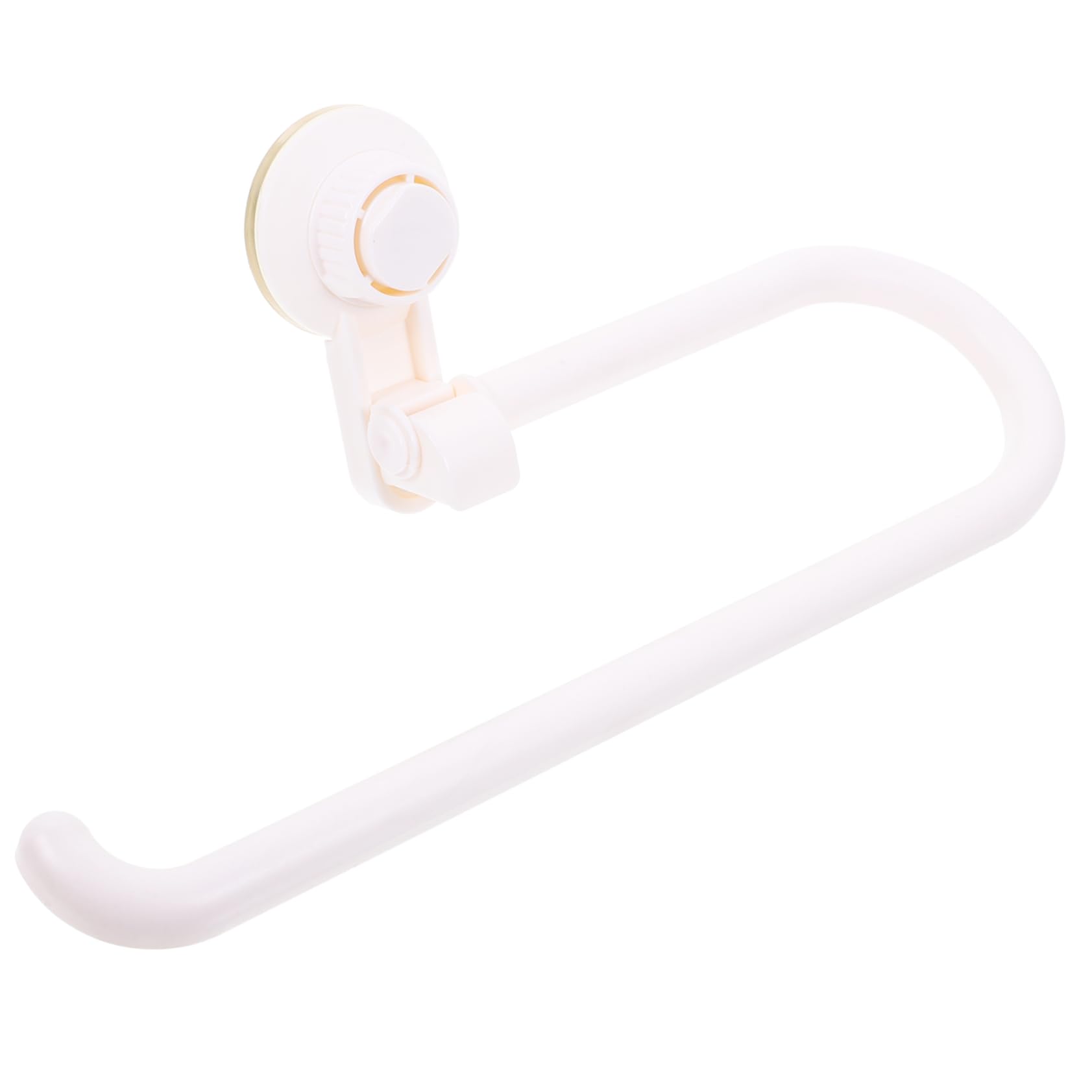 Unomor Suction Cup Towel Holder Wall Mounted No Drill Towel Rack for Bathroom Kitchen Versatile Tissue Toilet Paper Holder Easy Installation Finish