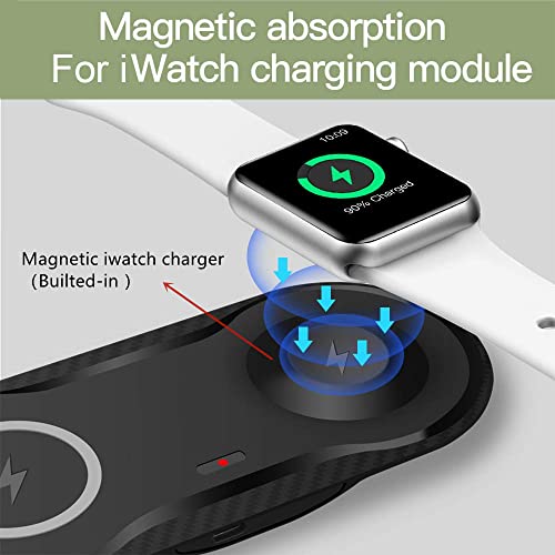 2 In 1 Wireless Charger,20W Dual Wireless Charging Pad For Iphone 14 13 12 11 Pro Max Plus Xs X,Iwatch 8/7/6/5/4/3/Se/Ultra,Airpods 3/2/Pro;Fast Charging Station For Samsung/Android(With Pd-Adapter) #TOP6