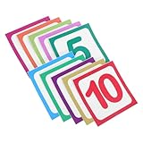 Sosoport 10 Stück Teiliges Kinderzimmer Wandtattoos Rutsch Zahlen Hüpfspiel Aufkleber Selbstklebende Bodenaufkleber Einfach Anzubringen für Lebendige Raumgestaltung