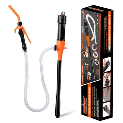 給油ポンプ オイルポンプ 電気送液ポンプ 電動給油ポンプ UPMSP 最大7クォート/分 フィルター設計 流量は手動で調整可能 バッテリー駆動モード ガソリン ディーゼル燃料用