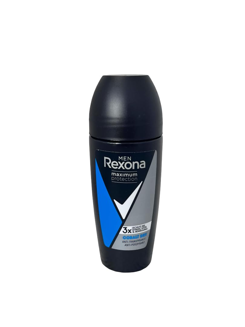 3 x REXONA Men "Cobalt Dry" dezodorant w kulce – 50 ml