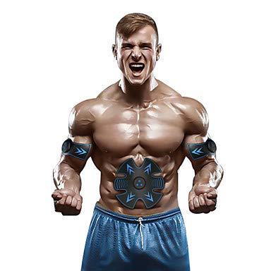 Estimulador de abdominales EMS Abs Trainer Recargable Electrónico Barra de Fuerza Tonificador muscular Tonificación muscular Tummy Fat Burner Ejercicio y Fitness Rutina de ejercicio Culturismo por