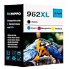 Paquete combinado de cartuchos de tinta 962XL de repuesto para cartuchos de tinta HP962 962XL, funciona con HP OfficeJet Pro 9010e 9012e 9014e 9015e 9018e 9019e 9020e 9022e 9025e 9026e 9028e 9029e
