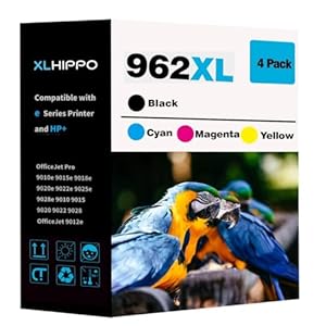Paquete combinado de cartuchos de tinta 962XL de repuesto para cartuchos de tinta HP962 962XL, funciona con HP OfficeJet Pro 9010e 9012e 9014e 9015e 9018e 9019e 9020e 9022e 9025e 9026e 9028e 9029e