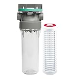 ✅ PORTE-FILTRE TRANSPARENT EN PET CERTIFIÉ ALIMENTAIRE – Conçu en PET robuste et transparent, ce porte filtre permet de contrôler visuellement l’encrassement de la cartouche sans démontage. Sa fabrication européenne garantit un plastique de haute pureté conforme aux normes alimentaires, sans migration de substances dans l’eau. Son design renforcé lui confère une excellente résistance à la pression, pour une utilisation fiable dans toutes les installations domestiques.