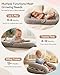 Baby Lounger Pillow : 2-in-1 Infant Lounger for Newborn 0-48 Months, Portable Tummy Time Mat for Home and Travel, Breathable & Soft Baby Seat for Baby, Babies Essentials Gifts