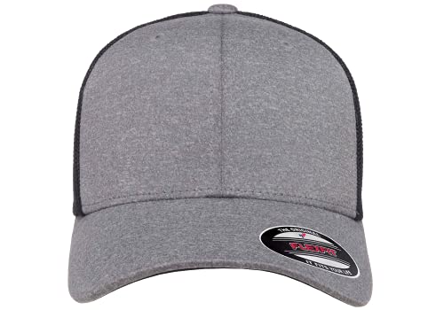 Casquette Flexfit 110 Mesh de haute qualité au design épuré noir - 2