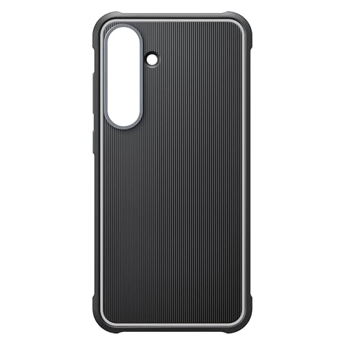 Image of Samsung Galaxy S25+ Rugged Phone Case, Protective Cover, Durable Raised Edges, Shockproof, Enhanced Stability, Sleek and Modern Design, US Version, EF-RS936CBEGUS, Black
