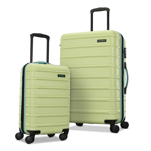Image of Samsonite Omni 2 Hardside Expandable Luggage with Spinner Wheels, 2-Piece Set (19 /24), Frozen Matcha