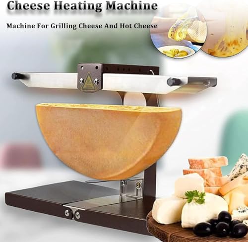 Raclette Melter do sera, 900 W, komercyjny grill z podwójną powierzchnią grzewczą, regulowane półkoło, wielofunkcyjne szybkie nagrzewanie do restauracji kuchni