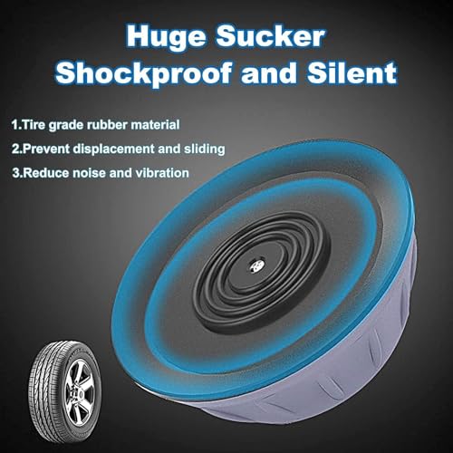 Dadop 4Pcs Anti Vibration Pads for Washing Machine and Dryer Shock and Noise Cancelling Washing Machine Support Prevent Moving Shaking Walking Universal Size