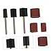 102Pcs Nail Manicure Sanding Bands Set Grit Drum Mandrels for Rotary Tools and High Strength Compatible with All Rotary Machines