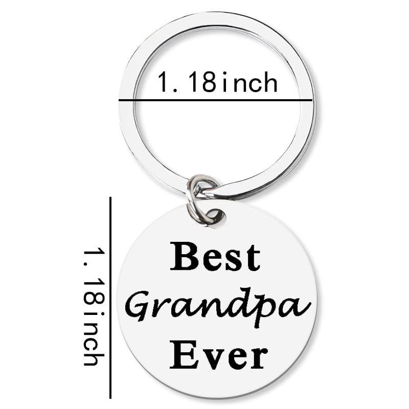 Miniatura 2 de El mejor regalo para papá mamá alguna vez Kechain para cumpleaños, regalo de Navidad para el mejor abuelo o abuela, Abuelo