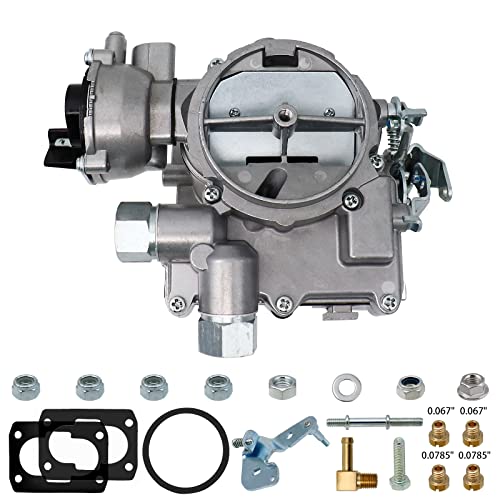 Nenkuten Marine Carburetor 2 Barrel Carb For Mercruiser 3.0L 2.5L 4 Cyl Engines With Electric Choke Jets Long Linkage And Gaskets Nut Replace 3310-864940A01, 3310864940A01, 8M0045397 #TOP1