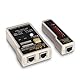 RJ11-, RJ12-, RJ45- und Koaxial-Kabeltester, überprüft Kontinuität, identifiziert Fehler, ideal für Netzwerkinstallation und Wartung.