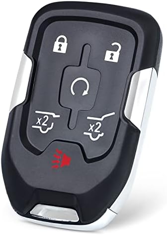 Keyecu Remote Smart Key Housing Shell 6 Button for Suburban Tahoe HYQ1AA,Empty Shells Only