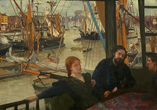 Tableau Wapping Abbott Mcneill Whistler pour art mural vintage de chambre 60x90cm
