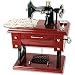 Patty Both Musical Sewing Machine Music Box Vintage Look (Brown-2)