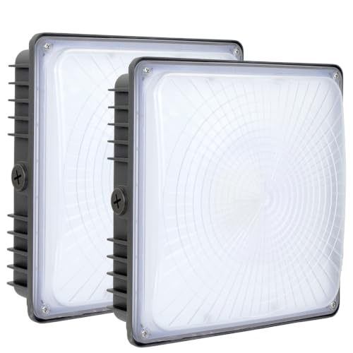 WYZM 2 Pack 70W LED Canopy Lights UL Listed 8400LM...