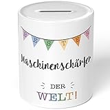 JUNIWORDS Spardose Sparbüchse, Bester Maschinenschärfer der Welt (5710209)