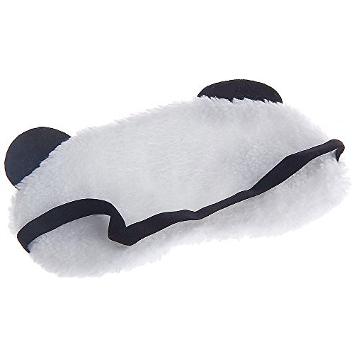 Image of Jenna WH Red Heart Panda Sleeping Eye Mask White (Pack of 2)