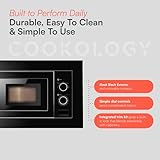 Cookology IM17LBK Built-in Integrated Microwave Oven in Black - 17 Litre Capacity - 24.5cm Turntable - 5 Power Levels - Frame Kit Included - Image 6
