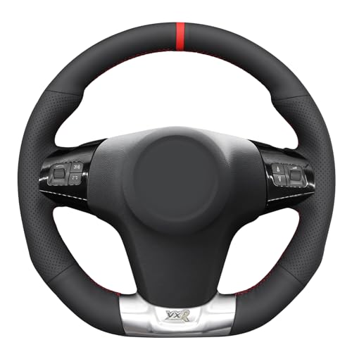 MEWANT Lenkradbezug Kompatibel mit Opel Corsa D OPC 2007-2015 per Hand Nähen Lenkradschoner