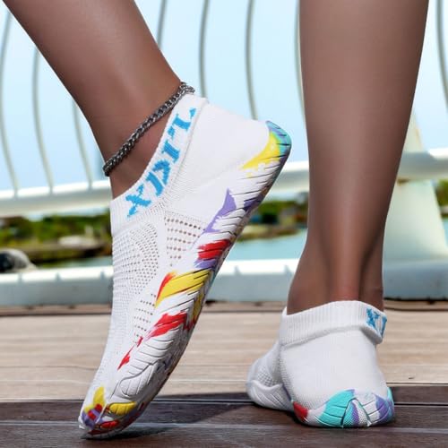 Water Shoes for Women Men Adult Quick-Dry Non-Slip Aqua Socks Barefoot Shoes for Beach Swim Hiking Kayak Surfing3