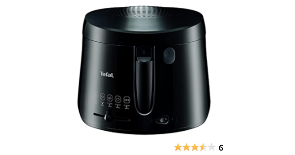 Tefal Friggitrice Maxi Fry FF1078 | Tecnologia Cool Wall | capacità fino a 1,2 kg | manico pieghevole | dimensioni compatte | termostato regolabile da 150 °C a 190 °C | nero Tefal Friggitrice Maxi Fry FF1078 | Tecnologia Cool Wall | capacità fino a 1,2 kg | manico pieghevole | dimensioni compatte | termostato regolabile da 150 °C a 190 °C | nero