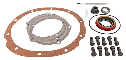 JEGS Ford 9in. Basic Differential Installation Kit | For All Applications | Made In USA | Includes Shims, Gasket, Ring Gear Bolts, Pinion Seal & Nut