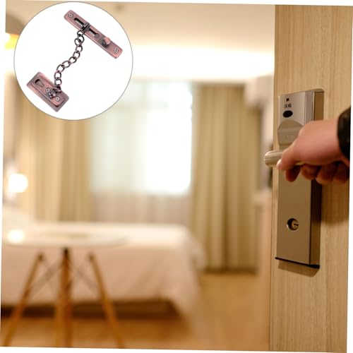Pestillo de seguridad Mipcase de acero inoxidable resistente con cadena gruesa protectora 8