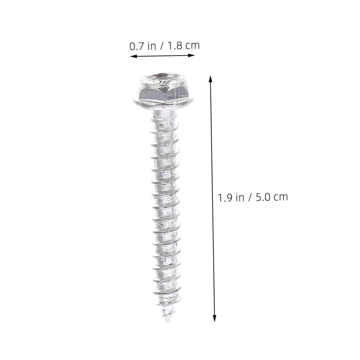 8pcs Tv Mount Iron Screws Kit Heavy Duty Wall Mounting Hardware for Tv Stand Mount