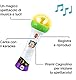Fisher-Price Lernspaß Mikrofon - musikalisches Lernspielzeug mit Aufnahme- und Abspielfunktion, Liedern, Lichtern und Karaoke-Funktion, regt zur Bewegung an, ab 18 Monaten, Version: Italienisch, FBP33
