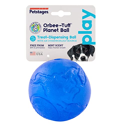 Planet Dog Orbee-Tuff Planet Ball Royal Blue Treat-Dispensing Dog Toy, Large #TOP6