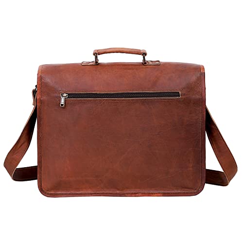 Bolso de cuero Gbag Vintage para laptop 15 pulgadas miniatura 7